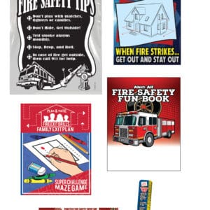 Fire Safety Home Exit Drill School Kit