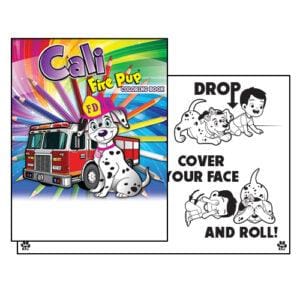 Colouring Book - Cali Fire Pup
