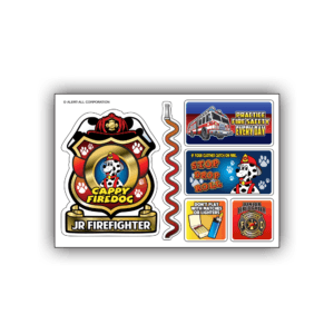 Stickers - Cappy 6 Up Sticker Sheet