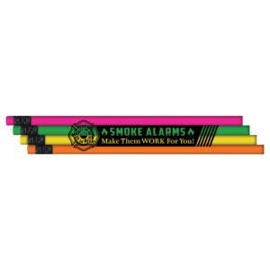 Pencils - Assorted Neon - Smoke Alarms: make them work for you